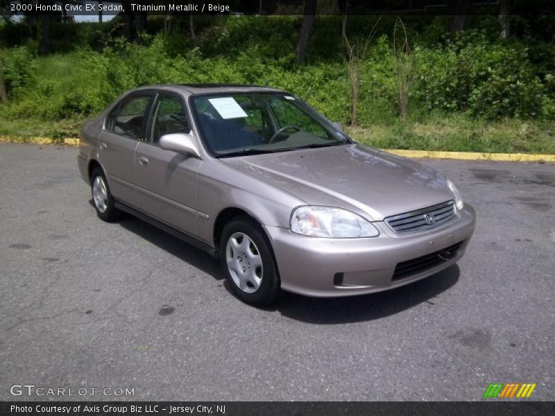 Front 3/4 View of 2000 Civic EX Sedan