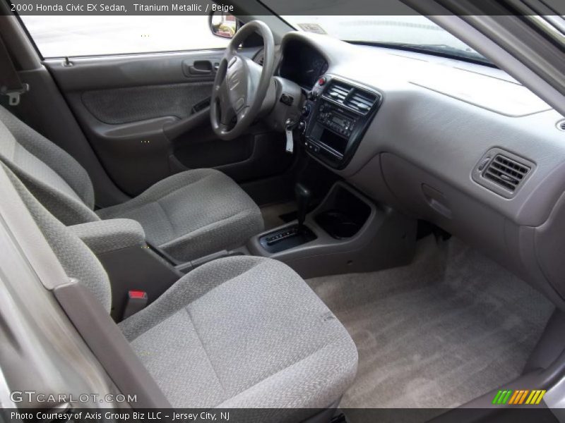  2000 Civic EX Sedan Beige Interior