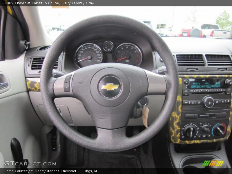 Rally Yellow / Gray 2009 Chevrolet Cobalt LS Coupe