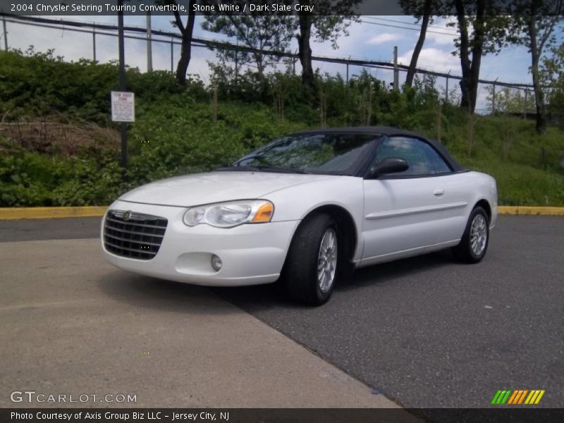 Stone White / Dark Slate Gray 2004 Chrysler Sebring Touring Convertible