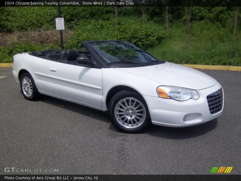 Stone White / Dark Slate Gray 2004 Chrysler Sebring Touring Convertible