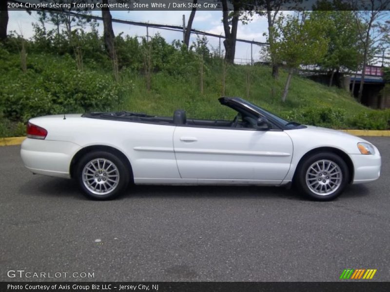 Stone White / Dark Slate Gray 2004 Chrysler Sebring Touring Convertible