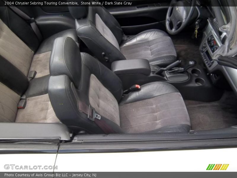 Stone White / Dark Slate Gray 2004 Chrysler Sebring Touring Convertible