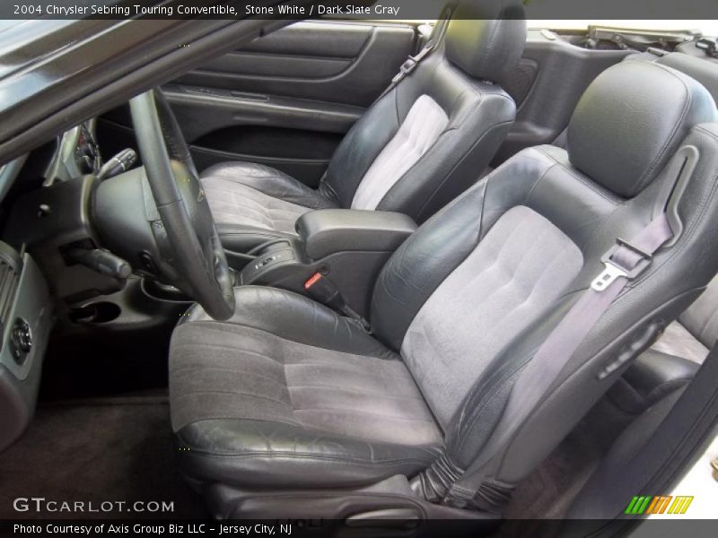 Stone White / Dark Slate Gray 2004 Chrysler Sebring Touring Convertible