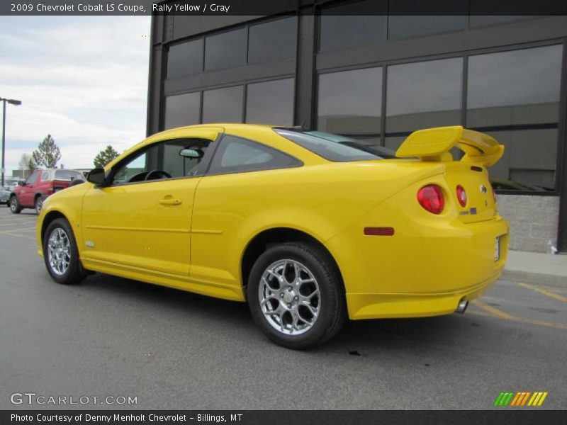 Rally Yellow / Gray 2009 Chevrolet Cobalt LS Coupe