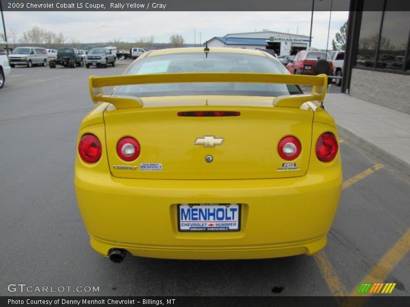 Rally Yellow / Gray 2009 Chevrolet Cobalt LS Coupe