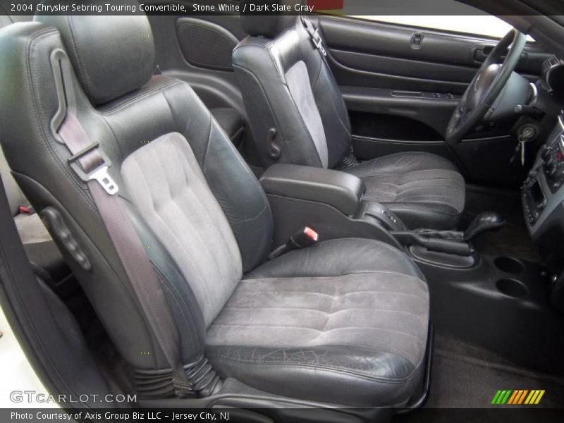 Stone White / Dark Slate Gray 2004 Chrysler Sebring Touring Convertible