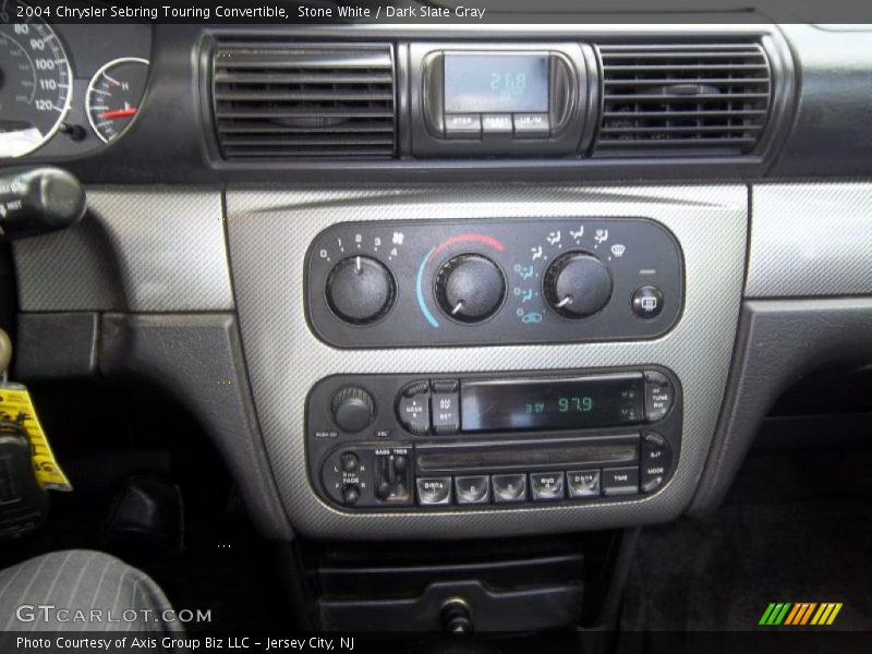 Stone White / Dark Slate Gray 2004 Chrysler Sebring Touring Convertible