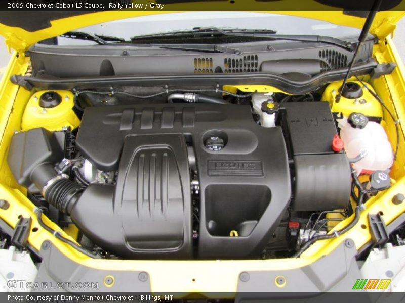 Rally Yellow / Gray 2009 Chevrolet Cobalt LS Coupe