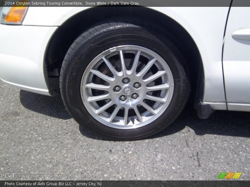 Stone White / Dark Slate Gray 2004 Chrysler Sebring Touring Convertible