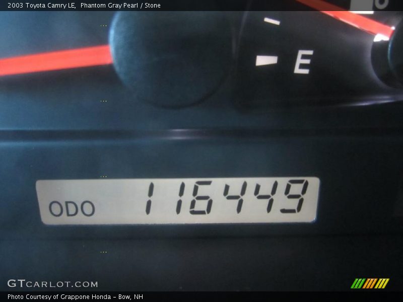 Phantom Gray Pearl / Stone 2003 Toyota Camry LE