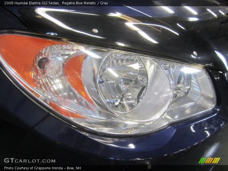Regatta Blue Metallic / Gray 2008 Hyundai Elantra GLS Sedan