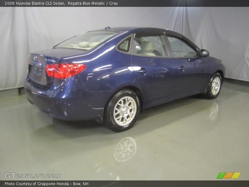Regatta Blue Metallic / Gray 2008 Hyundai Elantra GLS Sedan