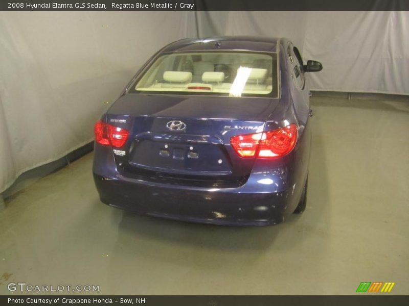 Regatta Blue Metallic / Gray 2008 Hyundai Elantra GLS Sedan