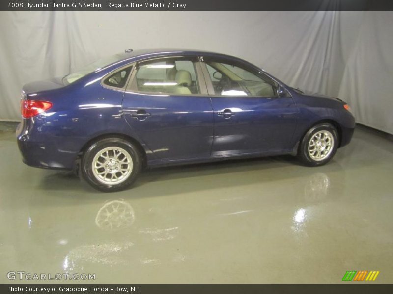 Regatta Blue Metallic / Gray 2008 Hyundai Elantra GLS Sedan