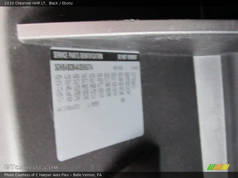 Black / Ebony 2010 Chevrolet HHR LT