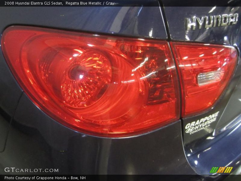 Regatta Blue Metallic / Gray 2008 Hyundai Elantra GLS Sedan