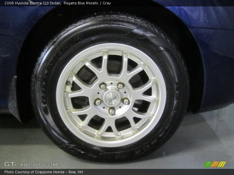 Regatta Blue Metallic / Gray 2008 Hyundai Elantra GLS Sedan