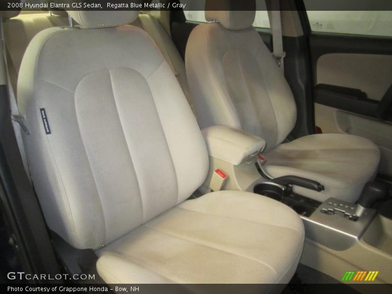 Regatta Blue Metallic / Gray 2008 Hyundai Elantra GLS Sedan