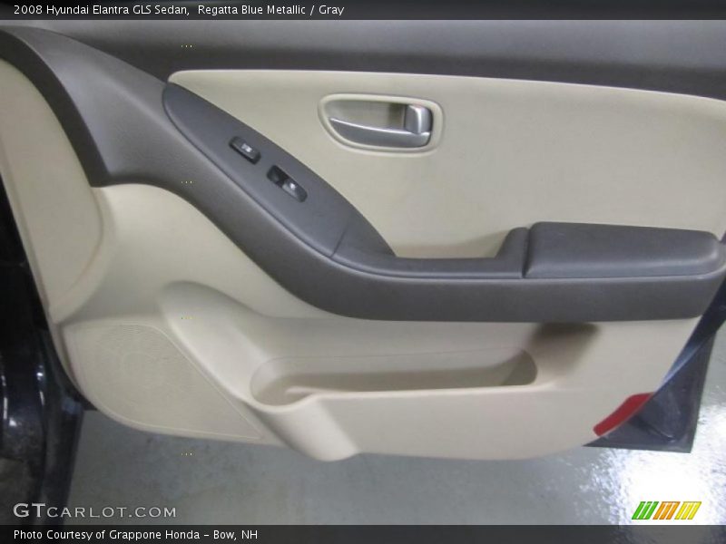 Regatta Blue Metallic / Gray 2008 Hyundai Elantra GLS Sedan