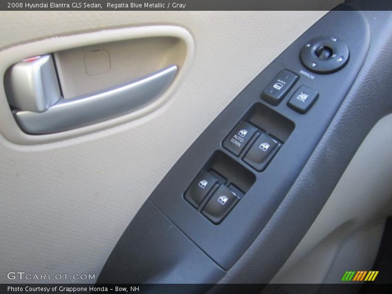 Regatta Blue Metallic / Gray 2008 Hyundai Elantra GLS Sedan