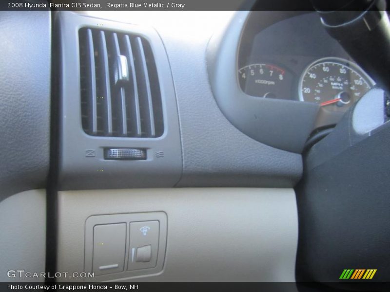 Regatta Blue Metallic / Gray 2008 Hyundai Elantra GLS Sedan