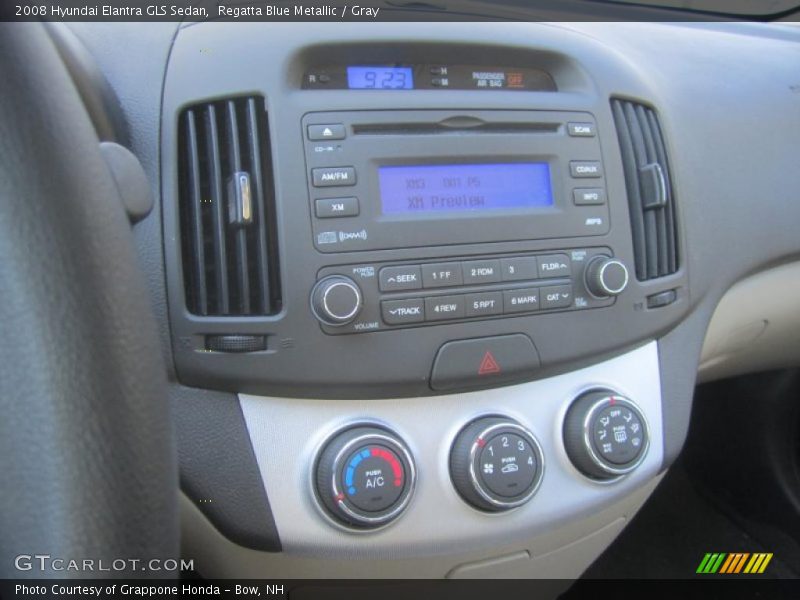 Regatta Blue Metallic / Gray 2008 Hyundai Elantra GLS Sedan
