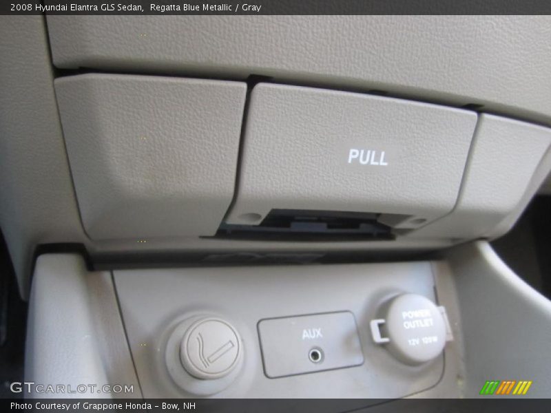 Regatta Blue Metallic / Gray 2008 Hyundai Elantra GLS Sedan
