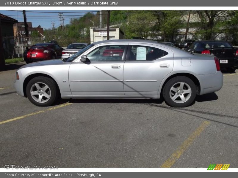 Bright Silver Metallic / Dark Slate Gray 2010 Dodge Charger SXT