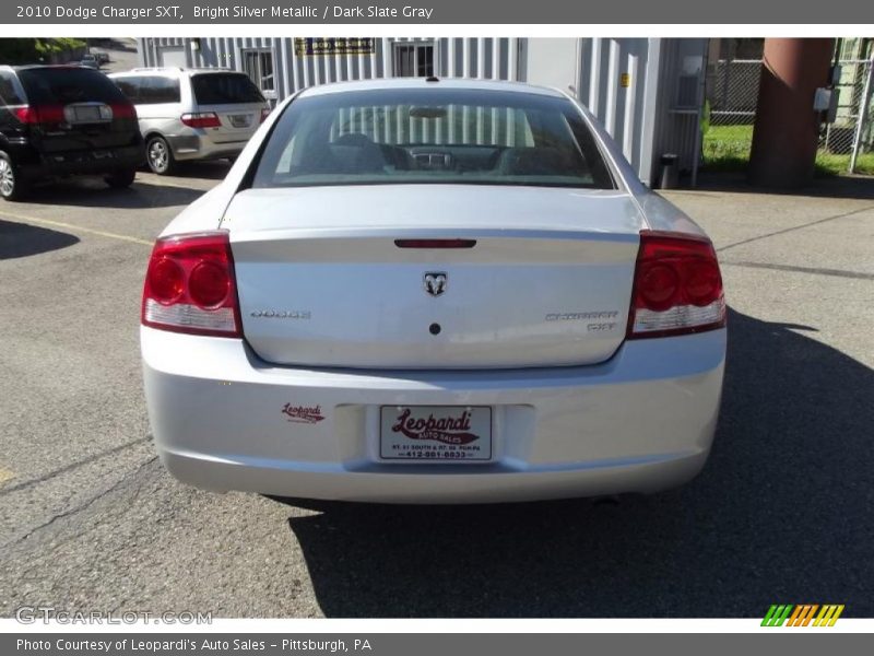 Bright Silver Metallic / Dark Slate Gray 2010 Dodge Charger SXT