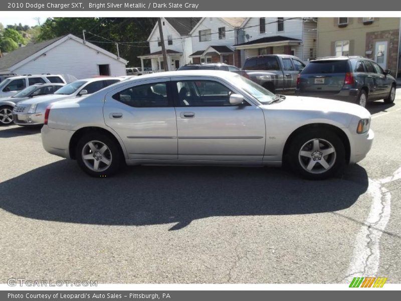 Bright Silver Metallic / Dark Slate Gray 2010 Dodge Charger SXT