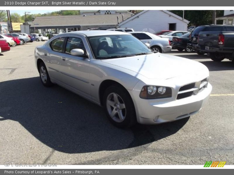 Bright Silver Metallic / Dark Slate Gray 2010 Dodge Charger SXT