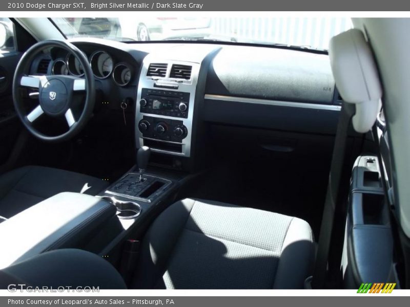Bright Silver Metallic / Dark Slate Gray 2010 Dodge Charger SXT