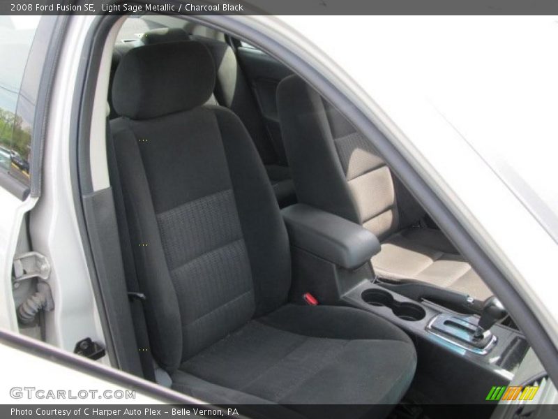 Light Sage Metallic / Charcoal Black 2008 Ford Fusion SE