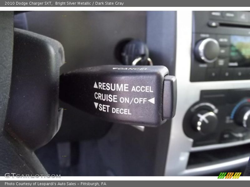 Bright Silver Metallic / Dark Slate Gray 2010 Dodge Charger SXT