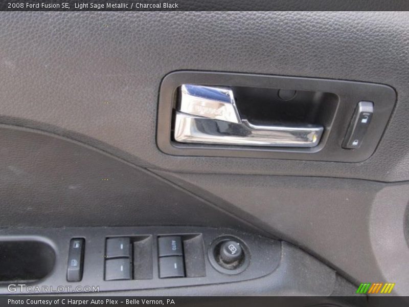 Light Sage Metallic / Charcoal Black 2008 Ford Fusion SE