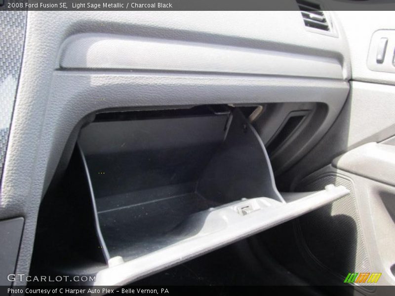 Light Sage Metallic / Charcoal Black 2008 Ford Fusion SE