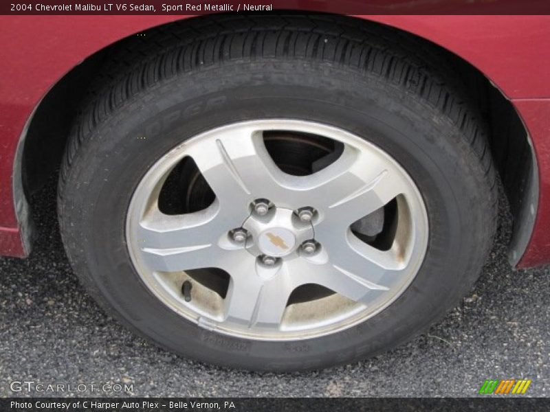 Sport Red Metallic / Neutral 2004 Chevrolet Malibu LT V6 Sedan