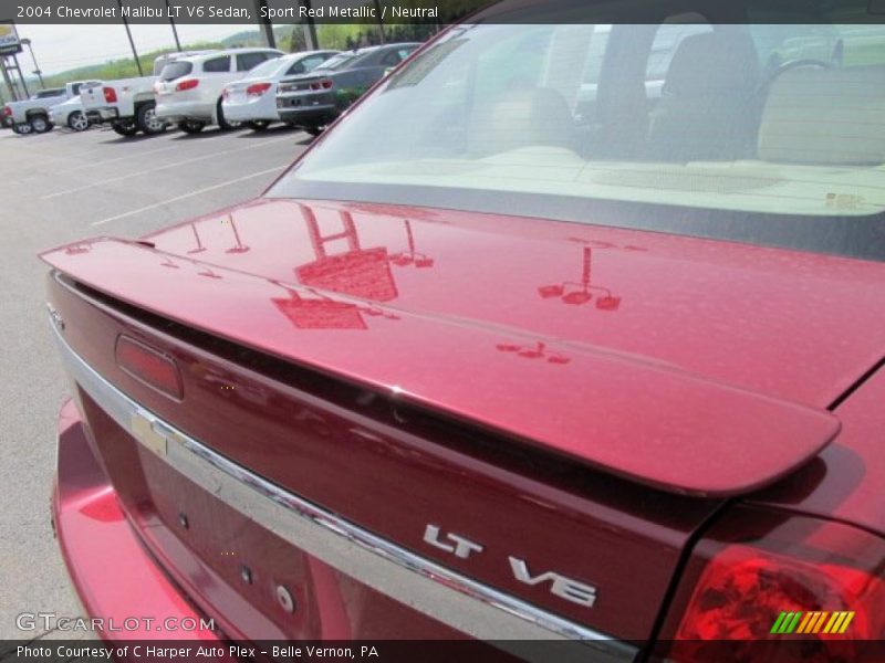 Sport Red Metallic / Neutral 2004 Chevrolet Malibu LT V6 Sedan