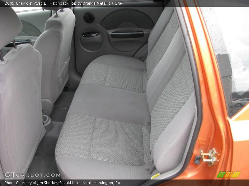 Spicy Orange Metallic / Gray 2005 Chevrolet Aveo LT Hatchback