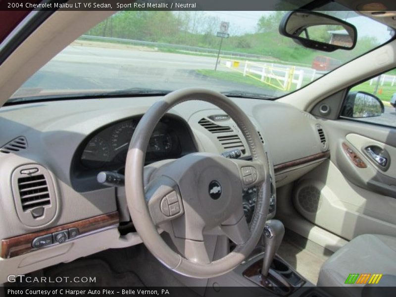Sport Red Metallic / Neutral 2004 Chevrolet Malibu LT V6 Sedan