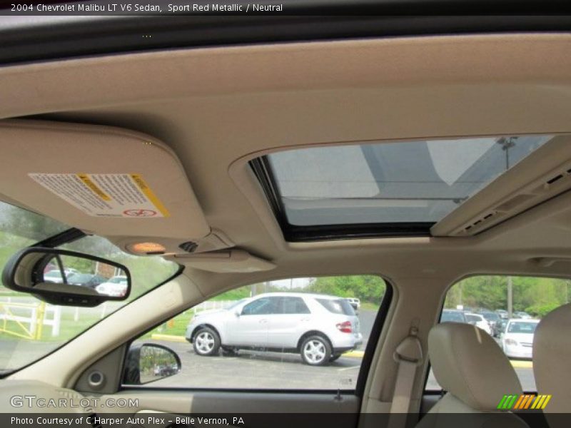 Sport Red Metallic / Neutral 2004 Chevrolet Malibu LT V6 Sedan