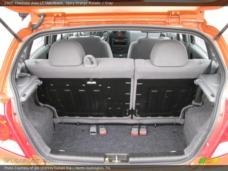 Spicy Orange Metallic / Gray 2005 Chevrolet Aveo LT Hatchback
