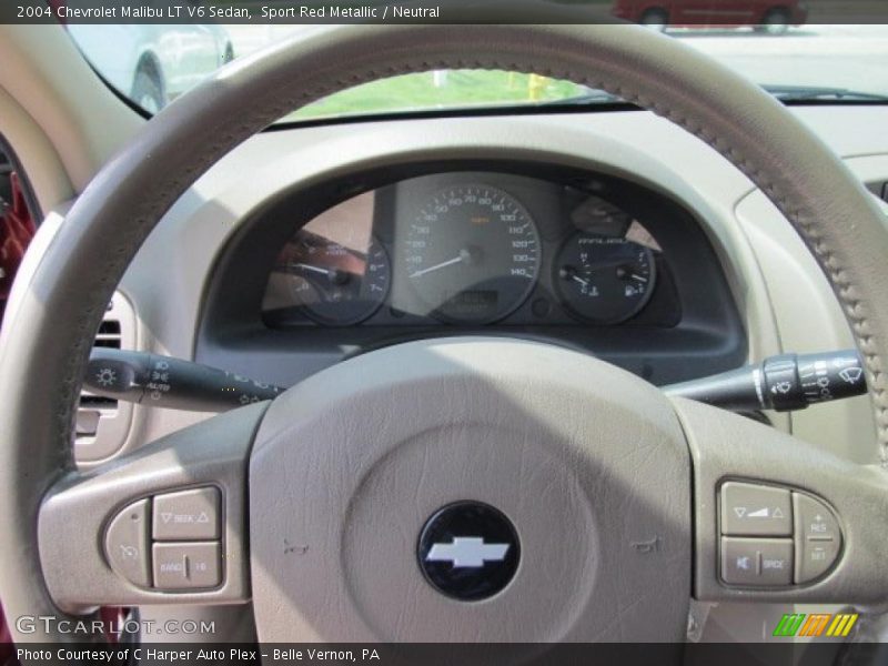 Sport Red Metallic / Neutral 2004 Chevrolet Malibu LT V6 Sedan