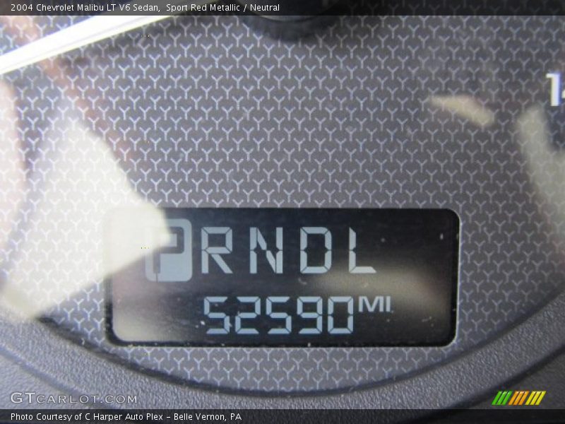 Sport Red Metallic / Neutral 2004 Chevrolet Malibu LT V6 Sedan
