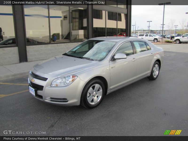 Silverstone Metallic / Titanium Gray 2008 Chevrolet Malibu Hybrid Sedan