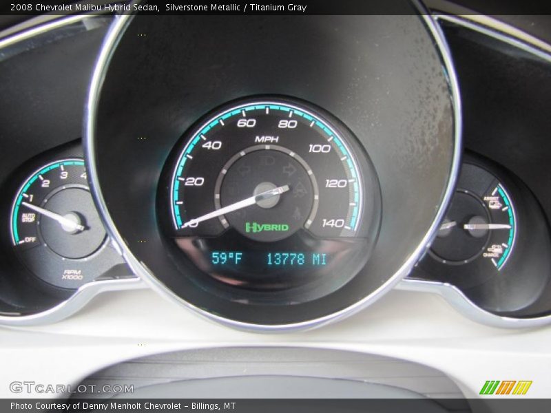  2008 Malibu Hybrid Sedan Hybrid Sedan Gauges
