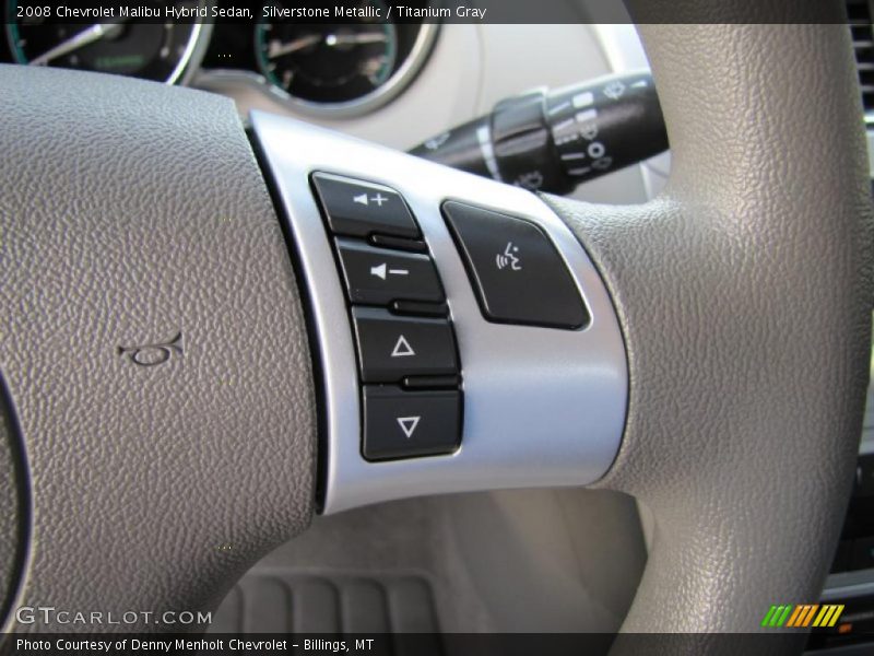 Controls of 2008 Malibu Hybrid Sedan