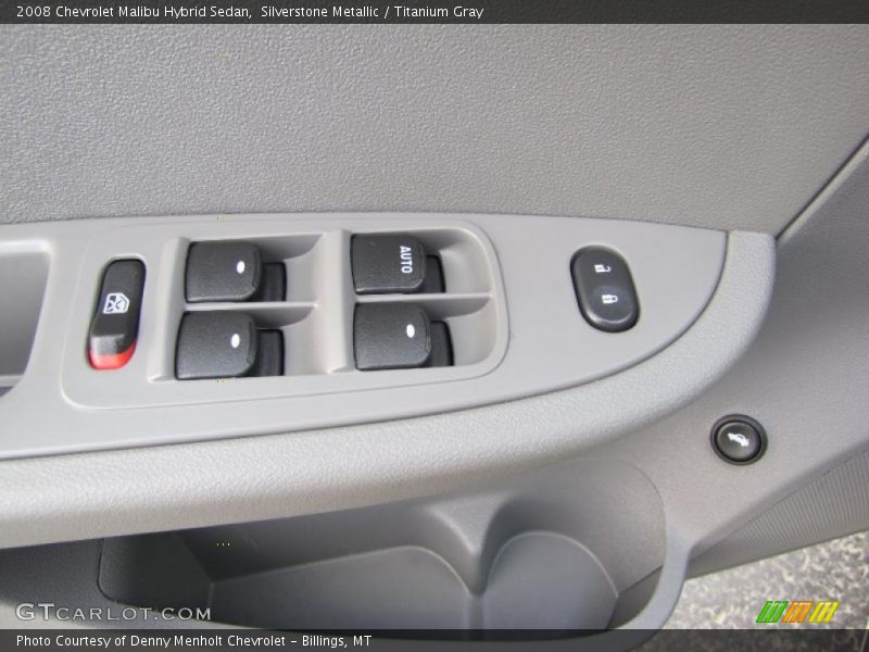 Silverstone Metallic / Titanium Gray 2008 Chevrolet Malibu Hybrid Sedan