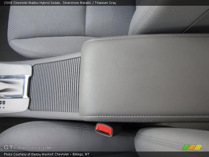 Silverstone Metallic / Titanium Gray 2008 Chevrolet Malibu Hybrid Sedan